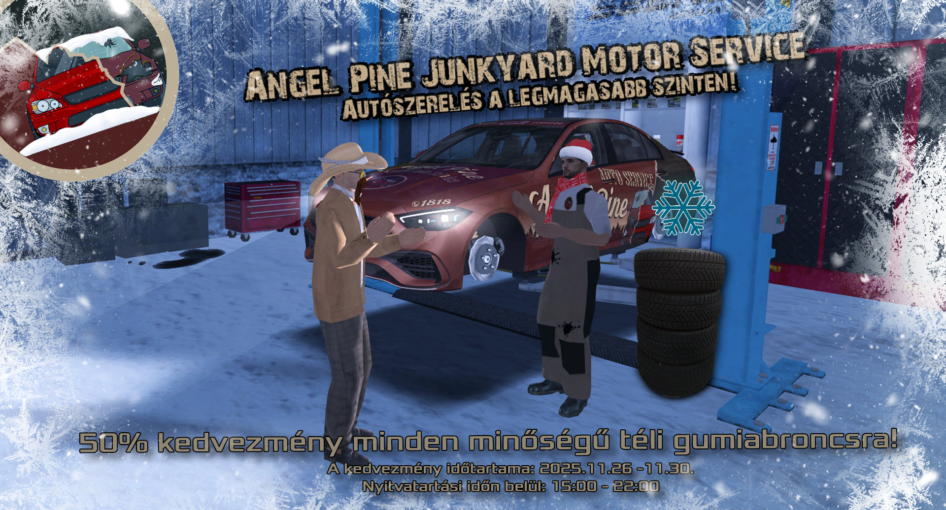 ❄ Az APMS az idei első hó leesésével egy kis kedvezménnyel érkezett hozzátok. ❄